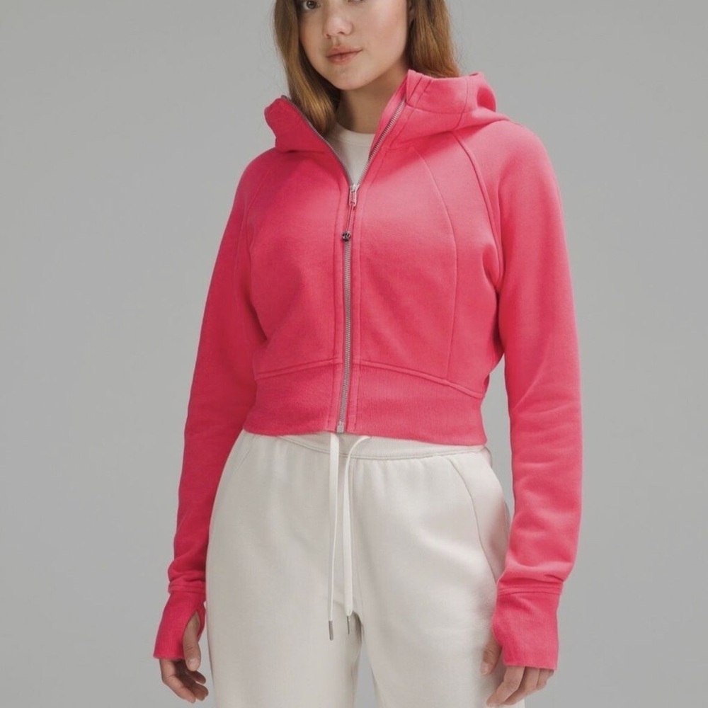 lululemon athletica Pink Hoodie Cardigan